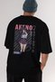Akeno Himejima 4 Anime Back Printed Black Oversize t-shirt Men Women - 2