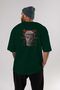 Betrayed Back Printed Emerald Green Oversized t-shirt Unisex Men Women Crew Neck - 5