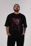 Sukuna Anime Pre-Printed Black Oversize T-Shirt Men Women - 6
