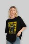 AKATSUKI OBITO NARUTO Anime Front Printed Black Oversize t-shirt Men Women - 4