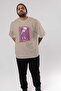 Killua Zoldyck 3 in 1 Anime Front Printed Beige Oversized t-shirt for Men and Women - 6