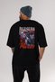 GUTS berserk Anime Back Printed Black Oversize t-shirt Men Women - 3