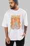 Naruto Itachi Uchiha Anime Front Printed White Oversized t-shirt for Men and Women - 7