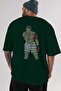 The Champ Muhammad Ali Back Printed Emerald Green Oversize T-shirt Men Women Crewneck - 6