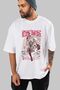 MONKEY D. LUFF-ONE PIECE 1 Anime Front Printed White Oversize t-shirt Men Women - 7