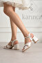 Bridal Shoes - Comfortable 7 cm White Wedding Dress Shoes (Pack of Block Heel) - 5