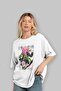 Mitsuri Demonslayer Anime Front Printed White Oversized t-shirt for Men and Women - 4