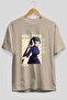 Maki Zenin CHAINSAWMAN Anime Front Printed Beige Oversize t-shirt Men Women - 2