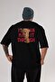 Teddy Bear You Can Make It Back Printed Black Men's Women's Crew Neck Oversize T-shirt - 4