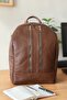 Genuine Leather Notebook Backpack Brown Notebookleatherkhvm1 - 6