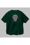 As Yellow as Sunflower Back Printed Emerald Green Oversized t-shirt Unisex Men Women Crew Neck - 3