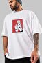 Sukuna Ryoumen 2 Anime Front Printed White Oversized t-shirt for Men and Women - 3