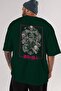 ATTACK ON TITANS Anime Back Printed Emerald Green Oversize t-shirt cotton Men Women - 6