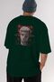 Betrayed Back Printed Emerald Green Oversized t-shirt Unisex Men Women Crew Neck - 7