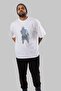 The Champ Muhammad Ali Front Printed White Oversize T-shirt Unisex Men's Women's Crew Neck - 2