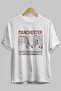 Manchester Front Printed White Oversize T-shirt Unisex Men's Women's Crew Neck - 4