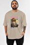 Yuuta Togashi 2 Anime Front Printed Beige Oversize t-shirt Men Women
