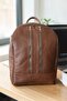 Genuine Leather Notebook Backpack Brown Notebookleatherkhvm1 - 8