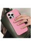 Apple iPhone 16 Pro Max Compatible Case with Velvet Inside and Erasable Launch Case Pink - 2