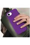 Apple iPhone 16E Compatible Velvet Erasable Launch Case Deep Purple - 2