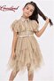Wednesday Costume Beige Color Dress - 2