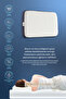Hard Serenity Neck Supported Visco Orthopedic Pillow 65X43X12Cm, Hard Head Pillow for Neck Pain - 5