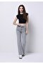 Regular Fit Women's Gray Jean Trousers