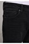 Slim Fit Men's Black Denim Jean Trousers - 6