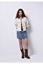 Slim Fit Straight Zippered Women's Denim Skirt - 3