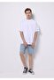 Comfort Fit Round Neck Cotton Plain Men's White Short Sleeve T-Shirt - 4