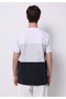 Regular Fit Round Neck Knitted Jacquard Men's Navy Blue Short Sleeve T-Shirt - 2