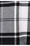 Comfort Fit Shirt Neck Plaid Men's Black Shacket - 5