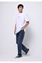 Comfort Fit Round Neck Plain Men's White Short Sleeve T-Shirt - 3