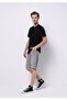Straight Fit Low Waist Straight Men's Gray Jean Shorts - 3