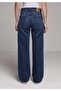 Regular Fit Women's Mid Indigo Denim Jean Pants - 2