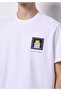 Regular Fit Round Neck Plain Men's White Short Sleeve T-Shirt - 4