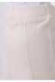 Mini Cotton Piece Plain Lace Women's Beige Skirt - 6