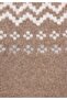 Regular Fit Turtle Neck Printed Women's Beige Sweater - 7