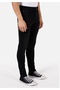 Skinny Fit High Waist Slim Fit Men's Black Jean Pants - 2