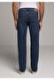 Regular Fit Mid Waist Straight Leg Men's Indigo Jean Trousers - 2