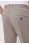 Regular Fit Mid Waist Straight Leg Men's Beige Trousers - 6