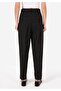 Regular Fit High Waist Straight Leg Women's Anthracite Trousers - 2