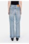 Straight Fit Women's Indigo Jean Trousers - 2