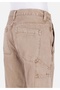 Loose Fit Mid Waist Wide Leg Men's Gray Trousers - 6