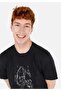 Regular Fit Round Neck Men's Anthracite Short Sleeve T-Shirt - 8
