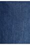 Regular Fit Mid Waist Slimming Leg Men's Dark Indigo Zippered Denim Jean Pants - 8