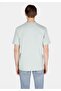 Comfort Fit Round Neck Plain Men's Green Knitted Short Sleeve T-Shirt - 2