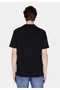 Comfort Fit Round Neck Plain Men's Black Short Sleeve T-Shirt - 2