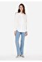 Regular Fit Mid Waist Bootcut Women's Indigo Denim Jean Trousers