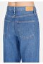 Regular Fit Women's Cotton Zipper Mid Indigo Denim Jean Pants - 6